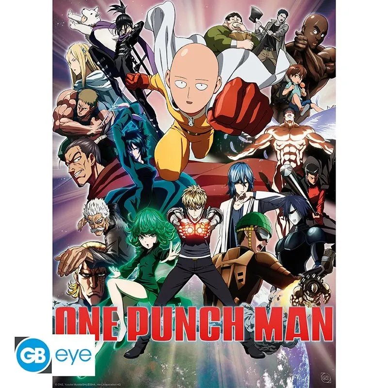 ONE PUNCH MAN - Set 2 Posters Chibi 52x38 - Saitama & Genos